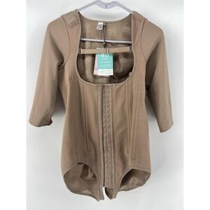 CYSM Shapewear Bodysuit Womens XL Beige Body Compression Fajas Columbia Recovery